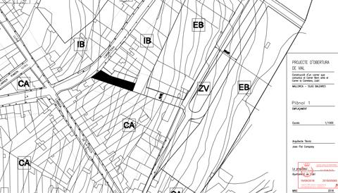 OBERTURA CARRER UAC 2 AMB C/ SA CARRETERA